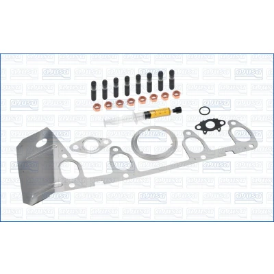 Imagen de ALANKO 10920622 Juego de montaje, turbocompresor con juntas perno anclaje, tuerca, instrucciones montaje VOLKSWAGEN: Golf 5, Caddy 3