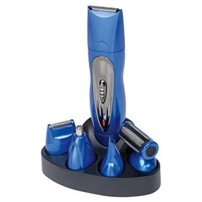 Imagen de Proficare BHT 3015 Set de Cortapelo, afeitadora corporal, recortador precisión, cortador oido y nariz, batería recargable, azul