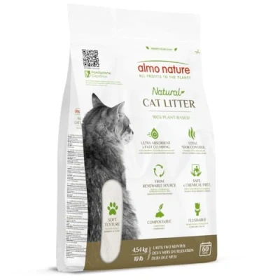 Imagen de almo nature Cat Litter 4,54Kg 4540 g, un tamaño