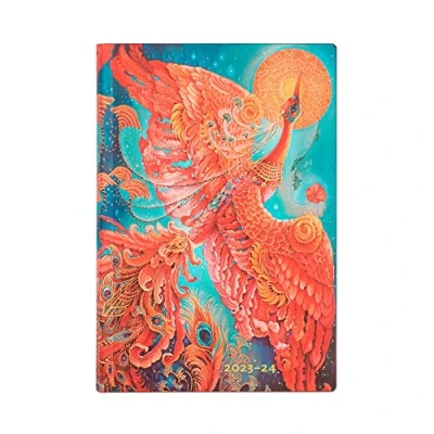 Imagen de Paperblanks Agendas de 13 Meses Flexis Tapa Blanda 2023 2024 Aves la Felicidad Apaisado Mini (95 x 140 mm)