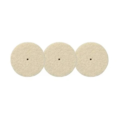 Imagen de Dremel 429 Paquete múltiple de discos pulir, 3 pulir con forma cilíndrica para acero, aluminio, latón, plata y oro (26 mm)