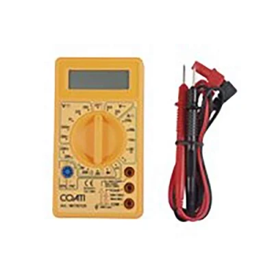 Imagen de COATI Multimetro Electrónico, Polimetro Profesional Tester Adecuado para Electricistas, Incluye Pantalla LCD, Juego de Punteras, Funda Transporte y Pila 9V