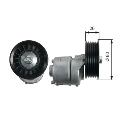 Imagen de GATES T39222 Polea Tensora FleetRunner Micro V Stretch Fit FORD: FIESTA 4