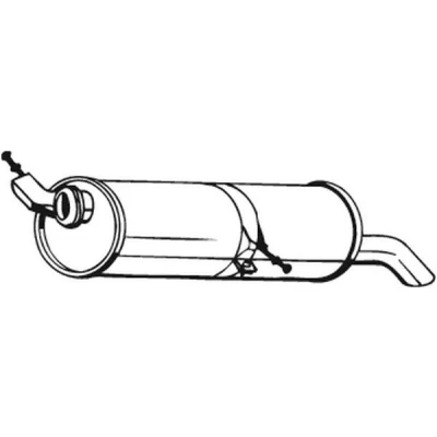 Imagen de BOSAL 190 153 Silenciador trasero PEUGEOT: 307 SW, Familiar