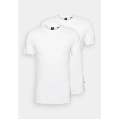 Imagen de Only &amp; Sons Onsbasic SLIM O NECK 2 PACK Camiseta básica, Hombre, Talla: Small, White
