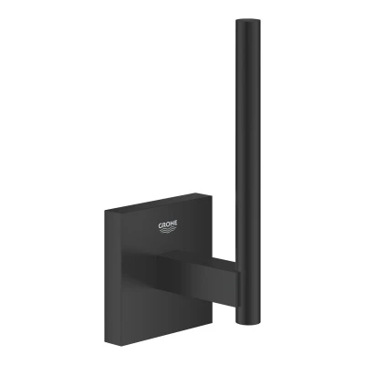 Imagen de GROHE Start Cube Quickfix Portarrollos de pared metal, Negro Mate 409792430