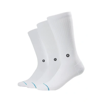 Imagen de Stance ICON 3 PACK Calcetines, Talla: 35 37, White