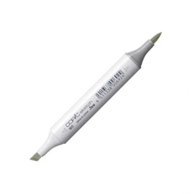 Imagen de Copic Sketch W 0, Gris cálido n.º Rotulador doble con punta mediana y de pincel