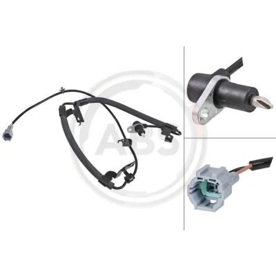Imagen de A.B.S. 31924 sensor de ABS pasivo 1100 gris NISSAN: Navara Pick up