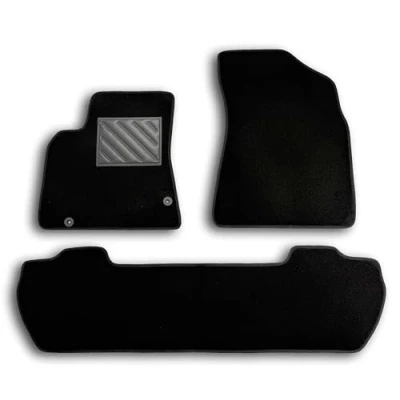 Imagen de Alfombrillas para Citroen Berlingo 2008 2018 Multispace a Medida Antideslizantes Talonera en PVC Clips de fijación