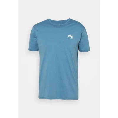 Imagen de ALPHA INDUSTRIES Basic T Small Logo Camiseta, Azul (Airforce Blue 538), S para Hombre