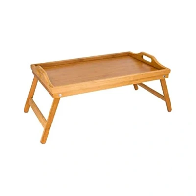 Imagen de Wehouseware® Mesa Bandeja Bambu para Sofa de Desayuno Multiuso