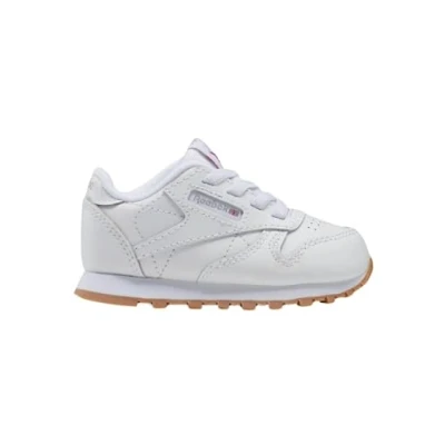 Imagen de reebok Classic Zapatos de bebé cloud white rubber gum para niños, Talla: 26,