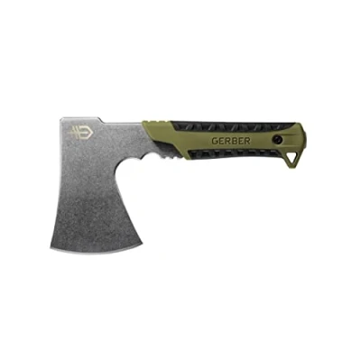 Imagen de Gerber Hacha de acampar y al aire libre, Pack Flat Sage, Con funda, Longitud: 24 cm, Peso: 590 g, 31 003482