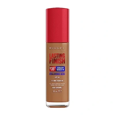 Imagen de Rimmel London, Lasting Finish, Base de maquillaje, 450 Caramel, 30ml