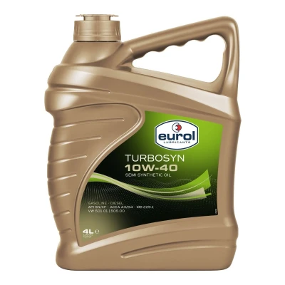 Imagen de Eurol Turbosyn 10W 40 4L Aceite de motor E100094 VOLKSWAGEN: Golf 4, 5, Polo IV Hatchback, MERCEDES BENZ: Clase C Sedán, E Sedán