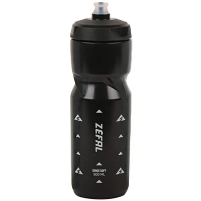Imagen de ZEFAL Sense Soft 80 Bidón Ciclismo y MTB Botella Bicicleta Deporte Sin BPA Negro, 800 ml