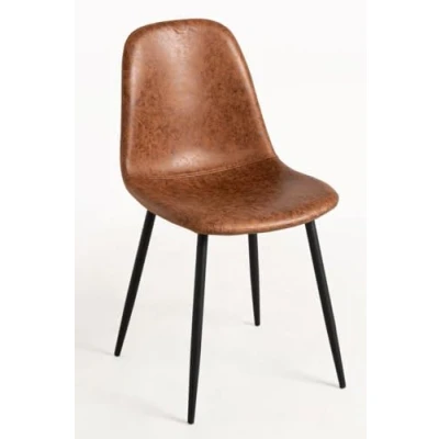 Imagen de Regalos Miguel Sillas Comedor Silla Teok Polipiel Camel Vintage Envío Desde España