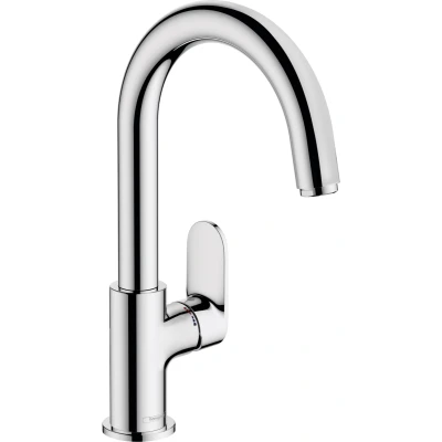 Imagen de hansgrohe Vernis Blend Grifo monomando de lavabo con caño giratorio y vaciador automático, cromo, 71554000