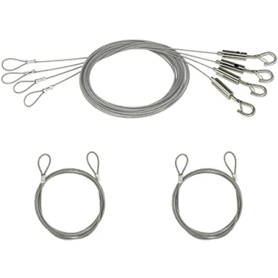 Imagen de Cable para Colgar en la Foto Ajustable,Cuerdas de Alambre Acero Inoxidable Longitud Ajustable
