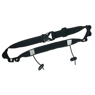 Imagen de Cinturón elástico para número carrera de triatlón, no tiene cordones, en negro., BELT ONLY