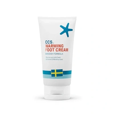 Imagen de CCS Warming Foot Cream 150ml Crema calentadora para pies Hidrata y suaviza la piel seca los fríos con una sensación de calor