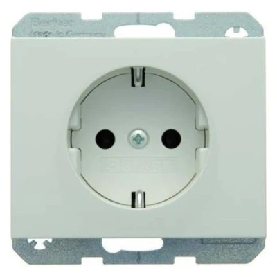 Imagen de Hager Berk SCHUKO 47157009 Enchufe (250 V, Color Blanco Polar),