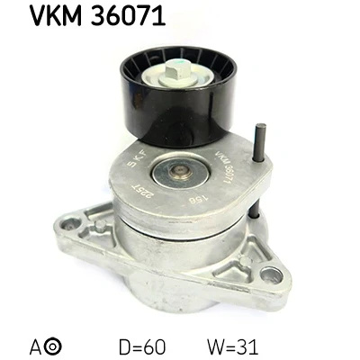 Imagen de SKF VKM 36071 Polea Tensora RENAULT: MASTER 2 Kasten, Pritsche/Fahrgestell, TRAFIC OPEL: Vivaro A Combi, Movano Furgón