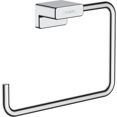 Imagen de hansgrohe AddStoris Toallero de baño aro, cromo, 41754000