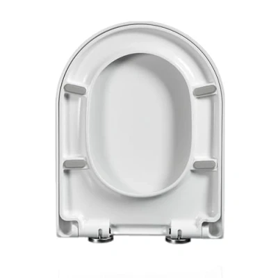 Imagen de Flipped Warmth Tapa WC De Inodoro Cierre Lento Cubierta del En Forma U, Asiento Suave Y Cercano, D, 365 * 450 Mm