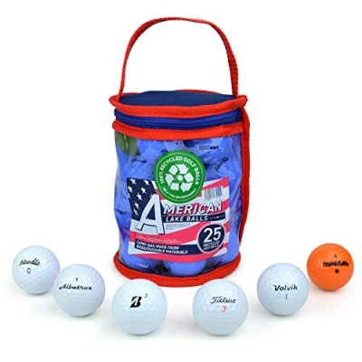 Imagen de Second chance 25 Pelotas de Golf recuperadas en Bolsa almacenaje PVC
