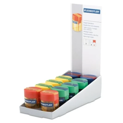 Imagen de Staedtler 512 006 Sacapuntas doble (10 unidades), colores surtidos