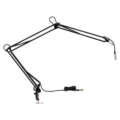 Imagen de Pronomic Brazo del micrófono con pinza negro