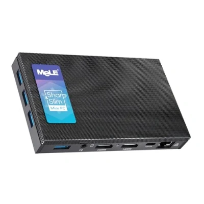 Imagen de MeLE Quieter3Q WiFi 6 Fanless Mini PC Computer Window11 Pro N5105 8GB 128GB Portable Desktop 4K HDMI HDR Industrial Support NVMe M.2 SSD 2.4G 5.0G Gigabit Ethernet PXE