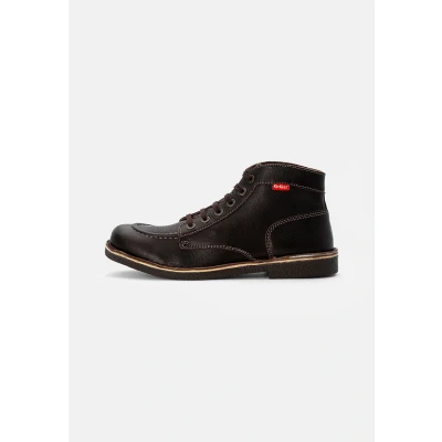 Imagen de Kickers Kickstoner Botines con cordones, Hombre, Talla: 43, Marron fonce Zapatos