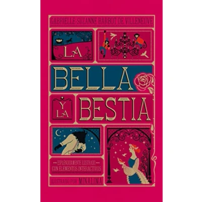 Imagen de la bella y bestia (Clásicos ilustrados de MinaLima) (edición en español)