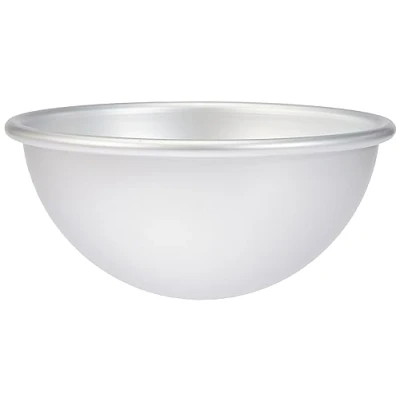 Imagen de PME BALL063 Bandeja Bolas, 6 x 3 Pulgadas Molde para Tartas de Aluminio anodizado, diseño hemisferio, Plata, Plateado