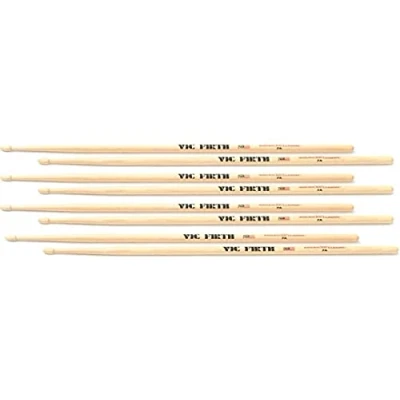Imagen de Vic FIrth Baquetas de la serie American Classic® 7A Madera nogal Punta Paquete económico 4 pares