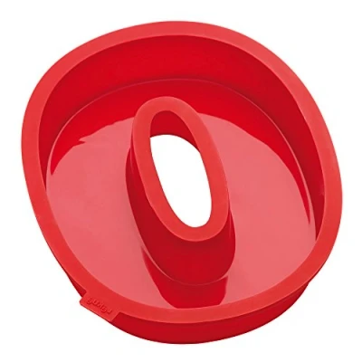 Imagen de Lékué Molde pastel número 0, silicona platino Rojo