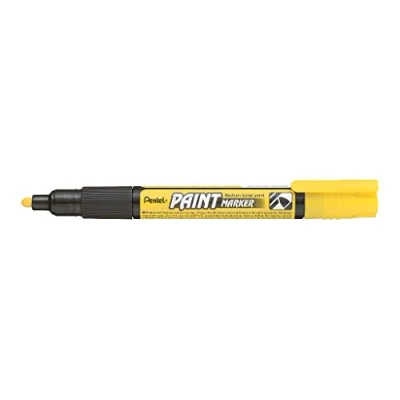Imagen de Pentel Marcador Pintura Cubierta con Mediano Punta Tipo Bala Amarillo, Pack Of 1
