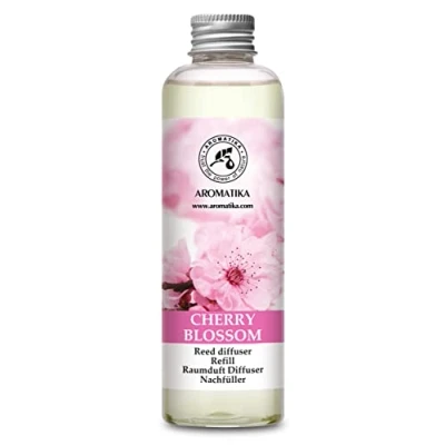 Imagen de Recambio de Difusor Flor Cerezo 200ml Recambios Aroma para Difusores Carrizo Fragancia Fresca y Duradera Aromaterapia SPA Hogar Oficina