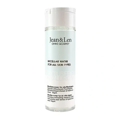 Imagen de Jean &amp; Len agua micelar Hidratante Higo Chumbo Hialurón, para todo tipo de pieles, elimina la suciedad y las células muertas, limpiadora, vegana, 200 ml
