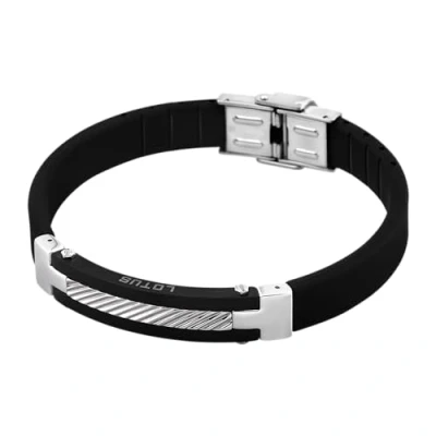 Imagen de LOTUS STYLE Pulsera LS1522 2/2 Men In Black Acero inoxidable 316l 189.00 mm Hombre