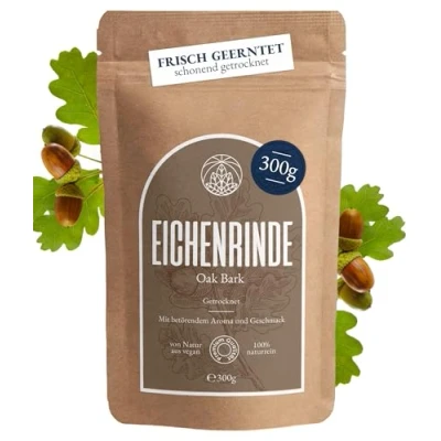 Imagen de corteza de roble Monte Nativo (300 g) Té secado suave suelto 100% natural y sin aditivos aromático hierbas para una deliciosa infusión