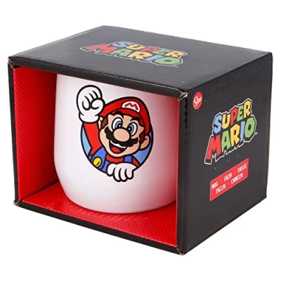 Imagen de Taza nova de cerámica 380 ml Super Mario