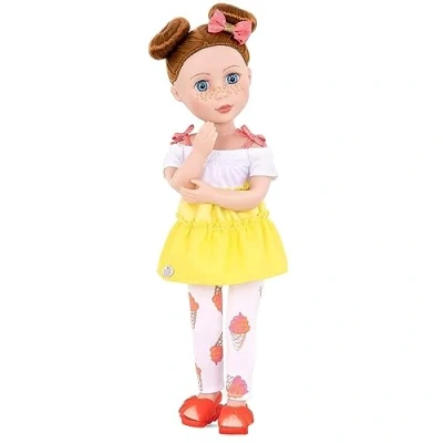 Imagen de Glitter Girls Charlie Doll Muñeca móvil de 36 cm con ropa muñeca, accesorios y pelo largo rojo para peinar juguete a partir 3 años (6 piezas)
