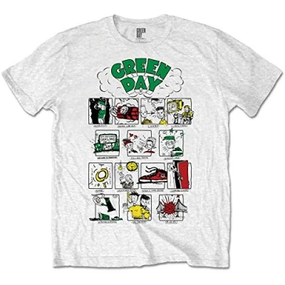 Imagen de Green Day Tee: Dookie RRHOF Medium White Unisex