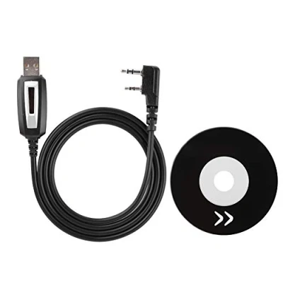 Imagen de Oumij Cable de Programación, USB Programa Walkie Talkie con Controlador CD para GT 3, UV 82, BF 888s, 5R, 5R Plus, Radio Jamón 3 ect Dos Vías