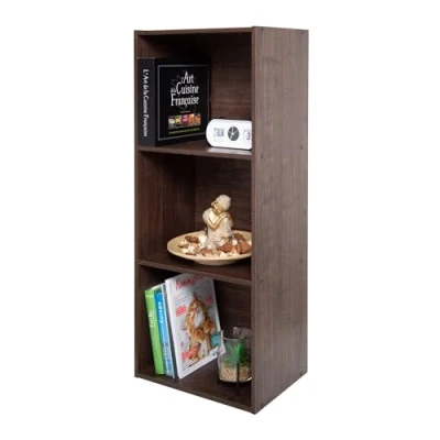 Imagen de Iris Ohyama, Armario de almacenamiento/Estante almacenamiento/Armario oficina/Armario con estante/Organizador escritorio, Diseño,Modular, Oficina, Casa Office Basic Rack CX 3FN Marrón