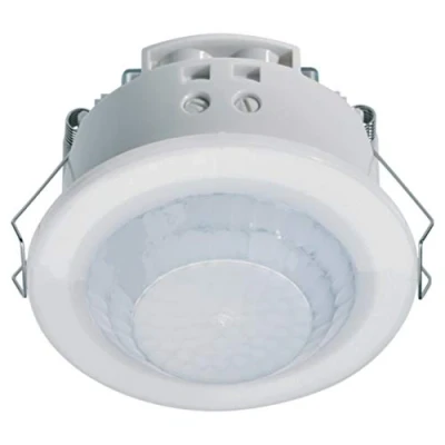 Imagen de Hager Detector de Movimiento + Presencia por Infrarrojos 360º (EE805A) empotrable 6 Metros IP21 Color Blanco